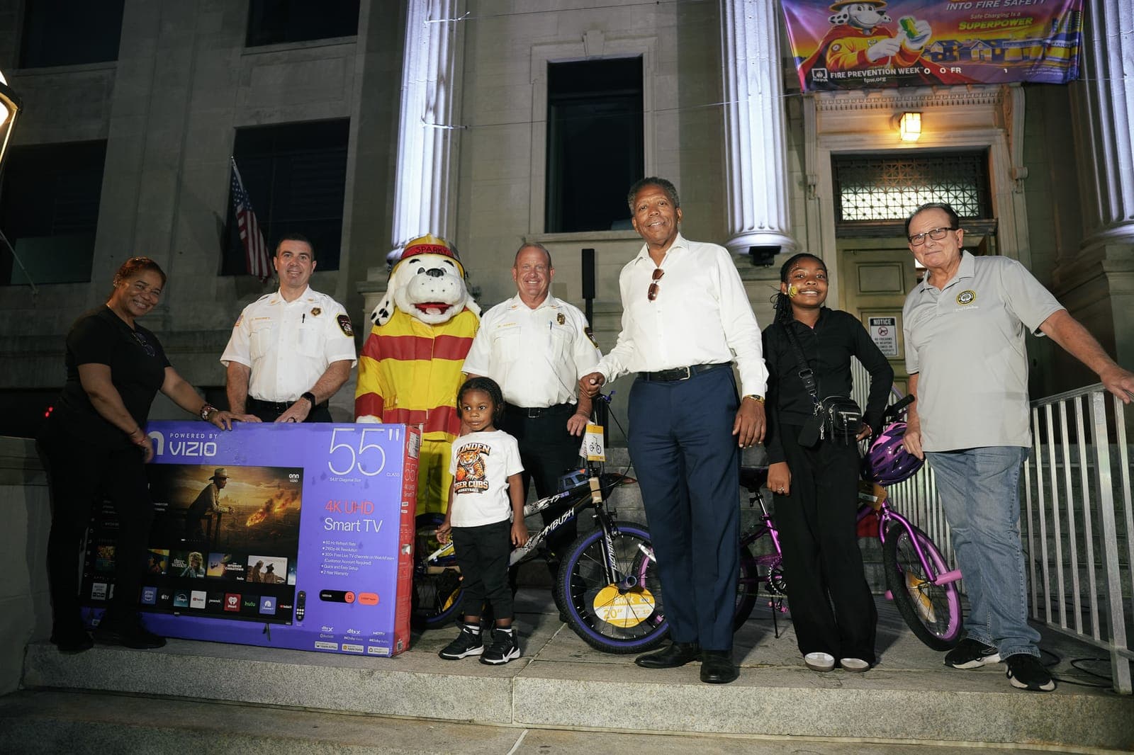 Additional photo from “Fire Prevention Night Connects Linden Families and First Responders.”