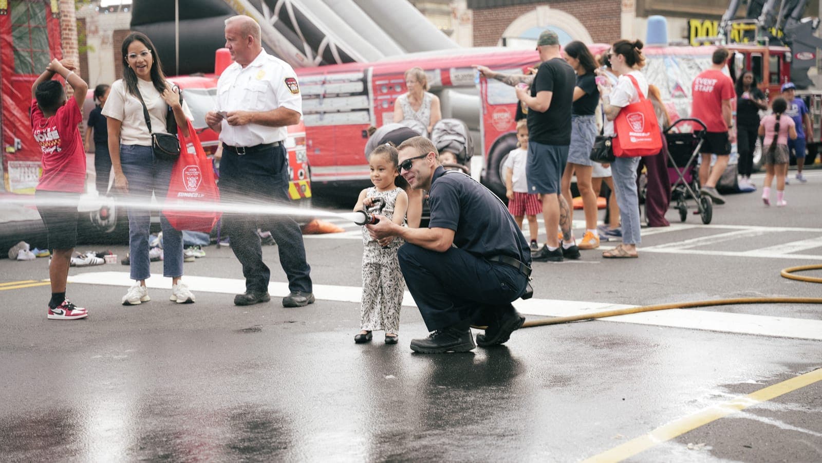 Additional photo from “Fire Prevention Night Connects Linden Families and First Responders.”