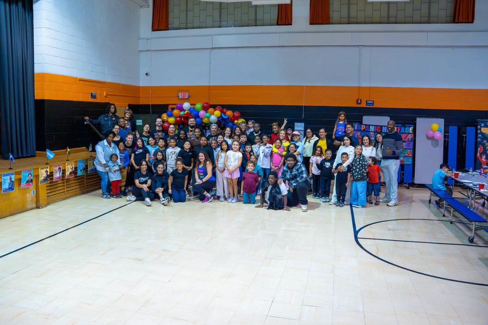 Students, families and staff celebrate Hispanic Heritage Month at School No. 4’s annual Zumba Night on Sept. 24.