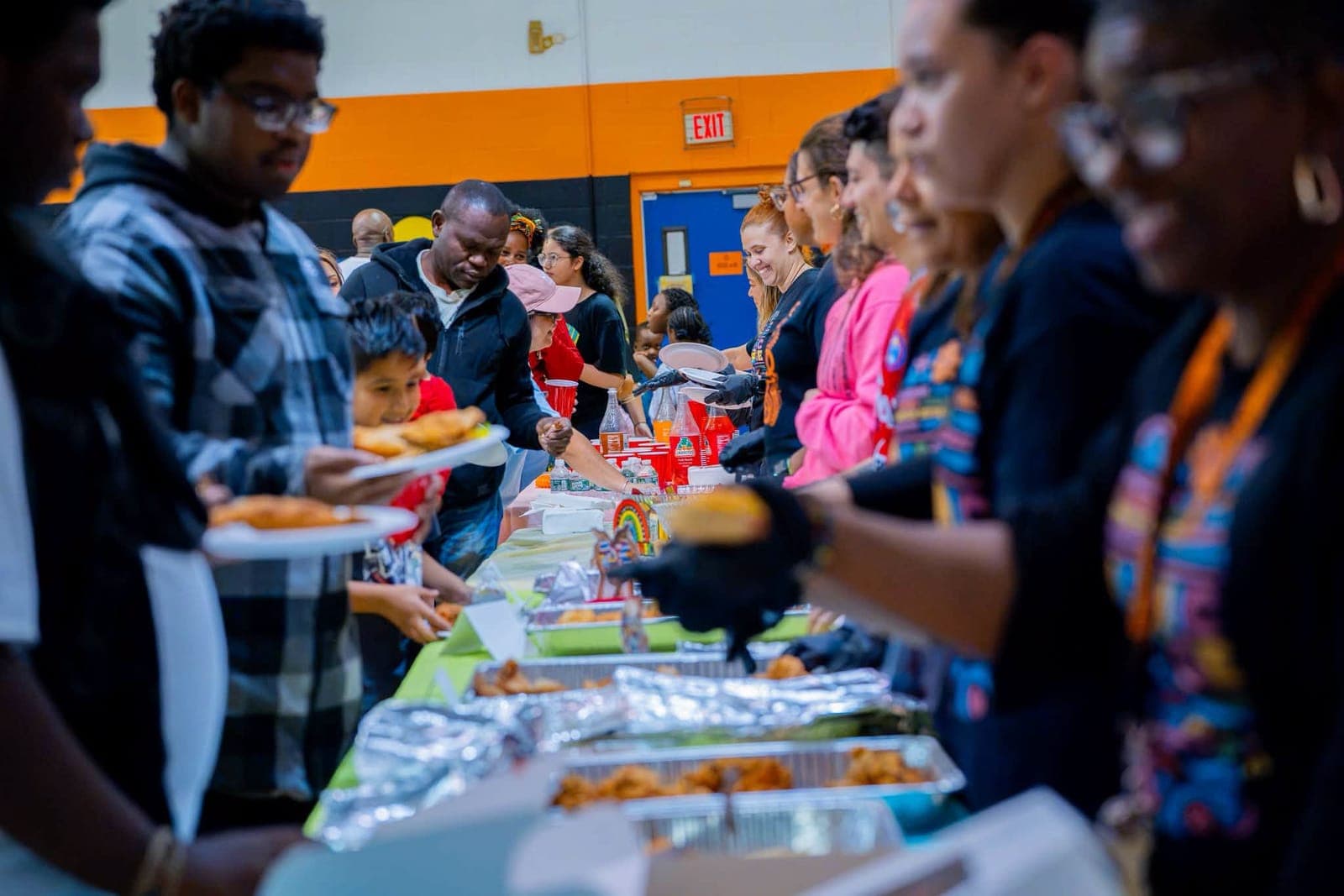 Students, families and staff celebrate Hispanic Heritage Month at School No. 4’s annual Zumba Night on Sept. 24.