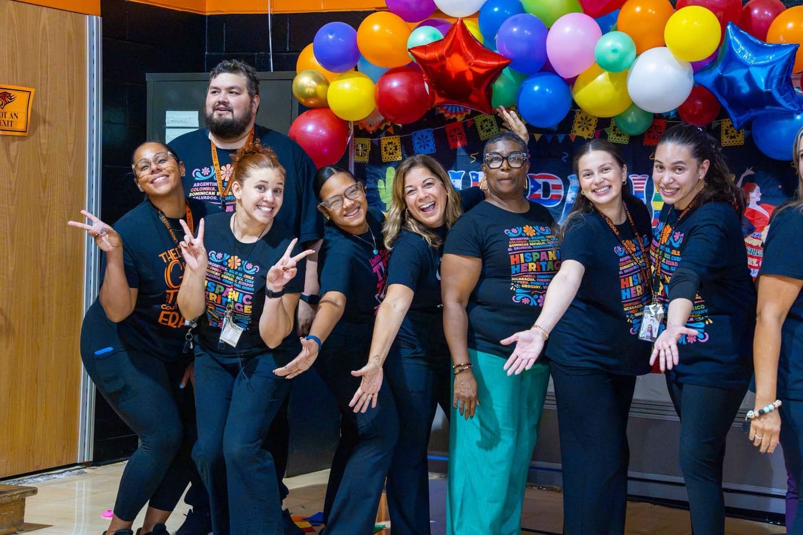 Students, families and staff celebrate Hispanic Heritage Month at School No. 4’s annual Zumba Night on Sept. 24.